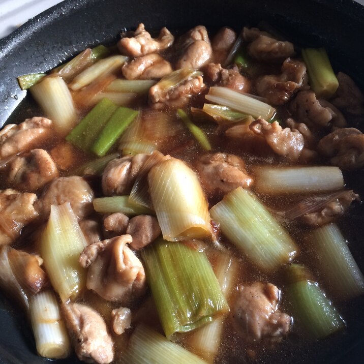 調味料なしで中華の味☆鶏と長ネギの炒め煮☆